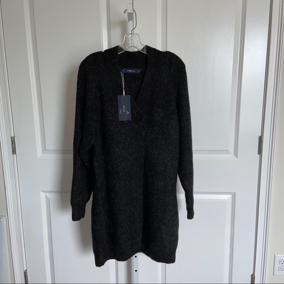 oversized sweater dress zara